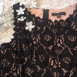 Fun lace overlay date night Dress